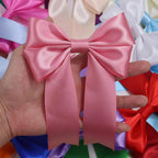 Rose Gold Solid Satin Ribbon 1-1/2 Inch 25 Yards Solid Polyester Fabric Ribbon for Gift Wrapping Wedding Christmas Baby Shower Birthday Party Decoration Handmade Immortal Flower Craft