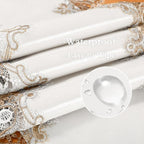 Vintage Lace Dining Table Runner, 72 Inches Macrame Coffee Table Runners for Kitchen Home Christmas Party Decorations (16x72 inch,Off White)