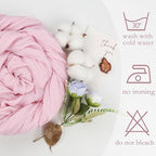 6 Pack Pink Table Runner 10ft Boho Gauze Fabric Cheesecloth Table Runner 35 x 120 Inch Rustic Sheer Runner for Romantic Wedding Centerpiece Decor Baby Shower Party Table Decoration