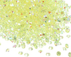 PATIKIL 14000Pcs Wedding Table Scatter Confetti Crystals 3mm Acrylic Diamonds Vase Fillers Gems for Table Centerpiece Decorations Bridal Shower Party, Chartreuse AB