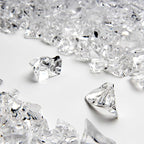 1000Pcs Vase Fillers, Crystal Beads Stones Crafts Small Clear Fake Ice Cubes Acrylic Rock Diamond Stones Clear Rocks Crystals Acrylic for Christmas Decor Home Wedding Birthday Decoration Arts & Crafts