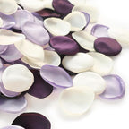 Floroom 300pcs Rose Petals Lilac Plum Faux Silk Flower Petals for Wedding Flower Girl Basket Aisle Scatter Dinner Table Centerpieces Party Confetti Bridal Shower Romantic Night Decoration
