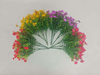 Faux Flower Daisy with Eucalyptus Leaves Fake Plants Greenery Boxwood Outdoor Indoor Garden Home Decoration Porch Patio (Mix)