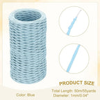 uxcell 164 Feet Floral Wire, 1mm Vine Bind Wire for DIY Crafts Flower Bouquet Christmas Wreaths Blue