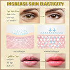 30 Pairs Lip Mask & Eye Mask, 24K Gold Crystal Gel Collagen Eye Patches for Puffy Eyes, Chapstick Bulk, Bachelorette Party Accessories, Hangover Kit, Bulk Gifts, Party Favors Adults, Cheer Gifts