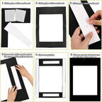 18pcs Blank Photo Booth Props Black Chalkboard Photo Booth Props Frame with Bubble DIY Photo Props for Birthday Wedding Party Supplies(Black)
