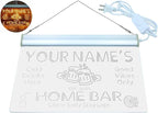 ADVPRO Personalized Your Name Custom Home Bar Beer Established Year Single Color LED Neon Sign 16 x 12 Inches st4s43-p11-tm-y