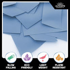 Ultimate Confetti, Baby Blue Biodegradable Confetti - Rectangular Fluttering Tissue Paper Confetti for Cannon and Launcher use – Gender Reveal Confeti, Wedding, Parties and Live Events - 1 lb, 16 oz