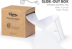 White Satin Ribbon Double-Faced Wired Ribbons for Gift Wrapping Flower Bouquet Bows Wedding Invitation Christmas Decor Crafts 2-1/2 Inch 10 Yards
