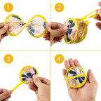 4 Styles Floral Round Foldable Hand Fan Japanese Foldable Fan Style Handheld Foldable Compact Cooling Fans,Round Folding Fan for Outdoor Games,Xmas Decoration,Festival,Party Favors,Travel,Events