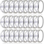 100 Pcs LED Bracelets Sound Activated with Flashing LED Strobe Music Control Light Up Bracelets for Rave, Game Prizes, Birthday Party Favor,Valentine's Day gift