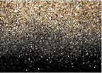 SJOLOON Black and Gold Backdrop Gold Spots Backdrop Vinyl Photography Backdrop Vintage Background for Family Birthday Party Newborn Studio Props 11547(8x6FT)