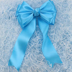 Light Blue Solid Satin Ribbon 2 Inch 25 Yards Solid Polyester Fabric Ribbon for Gift Wrapping Wedding Christmas Baby Shower Birthday Party Decoration Handmade Immortal Flower Craft