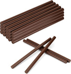MATUFF Brown hot Glue Sticks Full Size 0.43” Dia x 8” Long, 20 pcs Hot melt Adhesive Glue Sticks, All-Purpose Colored Glue Gun Sticks for DIY Brown Crafting Arts and Home Decoration Repair Bonding