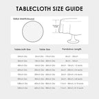 Small Round Grey Tablecloth 36 Inch Polyester Fabric Washable Table Cover Decorative Wrinkle Resistant Solid Color Table Cloth for Dining Party Wedding Camping