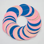 Rose-Gold Navy-Blue Pink Party Decorations – 52ft Paper Garland Gender Reveal Bridal Baby Shower Decoration Birthday Engagement Bachelorette Wedding Hanging Decor HongTongTong