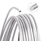 The Beadsmith Wire Elements Craft Wire – Tarnish Resistant, Soft Temper, Round, Silver Color – 1.3mm, 16 Gauge, 15 Foot Spool – Jewelry Making, Wire Wrapping, Floral, & Other DIY Crafts