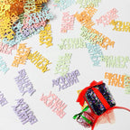Multi-color Birthday Confetti Happy Birthday Party Table Decorations Cute Letter Table Scatters for Baby/Kids Birthday Anniversary DIY Crafts Party Supplies