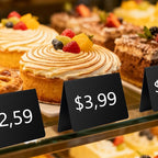 4" x 3" Mini Chalkboard Signs for Food, 28 Pack Mini Table Chalkboard Signs for Buffet, Reusable Drink and Food Signs for Buffet Display, Party and Bakery
