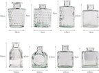 16 Pcs Flower Glass Bud Vases, Loose Transparent Flower Bud Vases, Mini Glass Vases, Small Vases, Family Wedding Table Decorations
