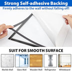 10Packs Magnetic Sign Holder 8.5 x 11, Self Adhesive Display Picture Frame with Magnetic Frame and Clear PVC for Office Store Home Door Window Refrige Magnetic Paper Holder, Silver