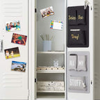 Magicfly Pack of 15 Magnetic Picture Frame with Clear Pocket, 4 x 6 Inches Refrigerator Photo Holder for Fridge Office Cabinet Locker, White