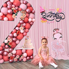 Pink Backdrop Curtain for Parties Rod Pocket Pink Curtains Photography Backdrop Drapes Privacy Fabric Decoration for Birthday Party Wedding Baby Shower Home Decor, 5ft x 8ft, 2 Panels