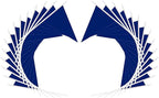 12 Pack Dark Blue Pennant Flags Small Mini Hand Held Solid Color Pennant On Sticks Flags with 12.6"Solid Pole & Spear Top,Party Events Celebration,School,Grand Opening,Kids Birthday,Sports Clubs,Flower Pot