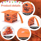 COTOPHER 36 Pack Mini Graduation Cap Gift Boxes with Tassel, Class of 2025 Graduation Candy Boxes Centerpieces for Tables Party Decorations, Small Treat Box Graduate Favors Supplies