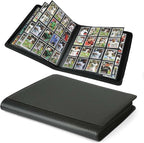 Premium Ringless Trading Card Binder - 1024 Capacity, 16 Side-Loading Pockets per Page, Archival Quality Protection & Anti-Slip Spine for TCG, MTG, Sports Cards (Ecru)