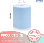 6" x 200 Yards Light Blue Tulle Fabric Rolls, Blue Spool Tulle Ribbon for DIY Tutu Skirt Wedding Decoration Baby Shower Birthday Party Backdrop Gift Wrapping Bow Craft Supplies