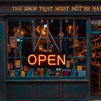 Led Open Sign for Business,OPEN and Close Double sided switching,Powered by 5V USB, And Adjustable Bright,Neon Sign for Storefront Window Glass Door Shop Store Florists Bar 15.7'' X 7''