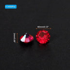 PATIKIL 14000Pcs Wedding Table Scatter Confetti Crystals 3mm Acrylic Diamonds Vase Fillers Gems for Table Centerpiece Decorations Bridal Shower Party, Dark Red AB