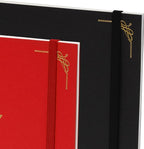 New York Central Eternity Ninety Flat Book- 4x6" Sketch Watercolor Journal, Pack of 10- Red Soft Paperback- Watercolor Sketchbook w/Elastic Band,100 Total Sheets 100% Cotton, 90 lb Cold-Pressed