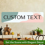 Custom Sign, Custom Street Sign, 11 Font Colors, 13 Font Styles, 4 Hole Options, 22 Sizes, 12x48 Inches, Rust Free DiBound, Fade Resistant, Made in USA by My Sign Center (Minimalist)