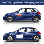 DIYMAG 2Pcs Blank Car Magnets, 24x12 Inch Cars Door Magnet Signs Rounded Corners Flexible Magnetic Bumper Sticker to Advertise Cover Logo Prevent Vehicle Scratches Dents