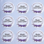 Personalized Custom Stickers Labels for Wedding Favors Birthday, Business Logo Customized Sticker.Waterproof, Fade & Heat Resistant and Cold Resistant. Pack of 100 to 1000. (Wreath 3, 6.5 Inch)