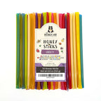 The Honey Jar Variety Pack Honey Sticks - Pure Honey Straws For Tea, Coffee, or a Healthy Treat - One Teaspoon of Flavored Honey Per Stick - Made In The USA with Real Honey - (50 Count)