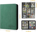 9 Pocket Card Binder, Premium Zip Trading Card Binder, 540 Double Sided Pocket PU Collection Binder, Collector Album, Card Folder for MTG, TCG, Sports Cards