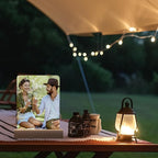 5" x 7"- 4 pcs Acrylic 2 pcs Frame Sublimation LED Acrylic Photo Frames Night Lights Blanks Heart Shape,with Warm Color Light with Wood Stand for Heat Press Machine Printing
