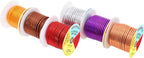 Mandala Crafts 10 Gauge Anodized Aluminum Craft Wire for Jewelry Making - 120 FT Colored Flexible Silver Copper Purple Gold Brown Red Wire - Bendable for Bonsai Armature Crafting Sculpting
