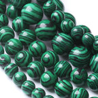 Turquoise Stone Beads Gemstone Round Crystal Energy Jade Beads Stone Beads for Jewelry Making DIY Bracelet Necklace Jewelry Making 1 Strand 15.5inch 4MM