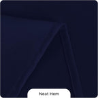 Fitable 8 Pack Rectangle Tablecloths: Stain Resistant Wrinkle Free Fabric Table Clothes, Washable Reusable Polyester Table Covers for Wedding Party Birthday Banquet Reception(Navy, 60x102 Inch)