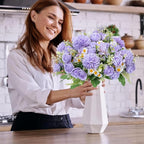 12 Packs Peonies Artificial Flowers,Silk Artificial Peonies Flowers Fake Peony Faux Floral Arrangements Bouquet for Centerpiece Table Wedding Party Home Decor Purple