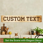 Custom Sign, Custom Street Sign, 11 Font Colors, 13 Font Styles, 4 Hole Options, 22 Sizes, 6x36 Inches, Rust Free DiBound, Fade Resistant, Made in USA by My Sign Center (Vintage)