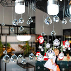 Crystalsuncatcher 20mm/0.78inch Clear Glass Crystal Ball Prism Feng Shui Lamp Hanging Drop Chandelier Pendants Suncatchers Pack of 12 pcs