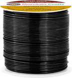 Mandala Crafts 18 Gauge Anodized Aluminum Craft Wire for Jewelry Making - 100 FT Colored Flexible Black Wire - Bendable for Bonsai Armature Crafting Sculpting