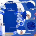SoarDream Navy Blue Spandex Arch Cover 6FT Wedding Arch Backdrop Cover Stretchy Backdrop Chiara Wall Arch Stand Cover for Wedding Birthday Balloon Decorations- Ideal for Balloon Arches