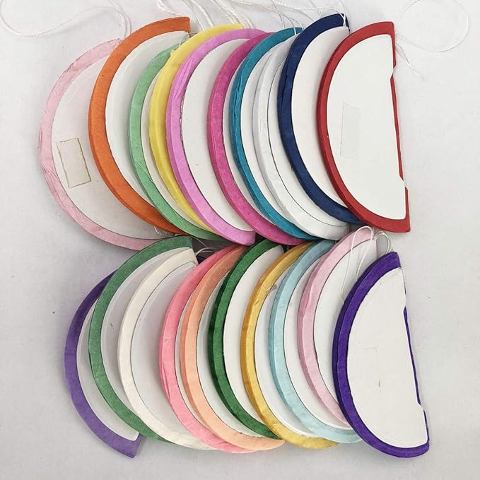 20pcs 3inch Honeycomb Decoration Paper Flower Balls Tissue Paper Pom Poms for Birthday Wedding Home Decor (3inch, Multi-Color)