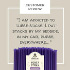 The Honey Jar Blackberry Flavored Honey Sticks - Pure Honey Straws For Tea, Coffee, or a Healthy Treat - One Teaspoon of Flavored Honey Per Stick - Made In The USA with Real Honey - (20 Count)